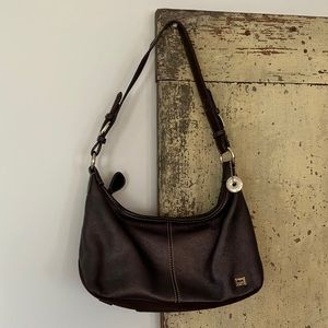 Sak Purse-deep purple/mocha color